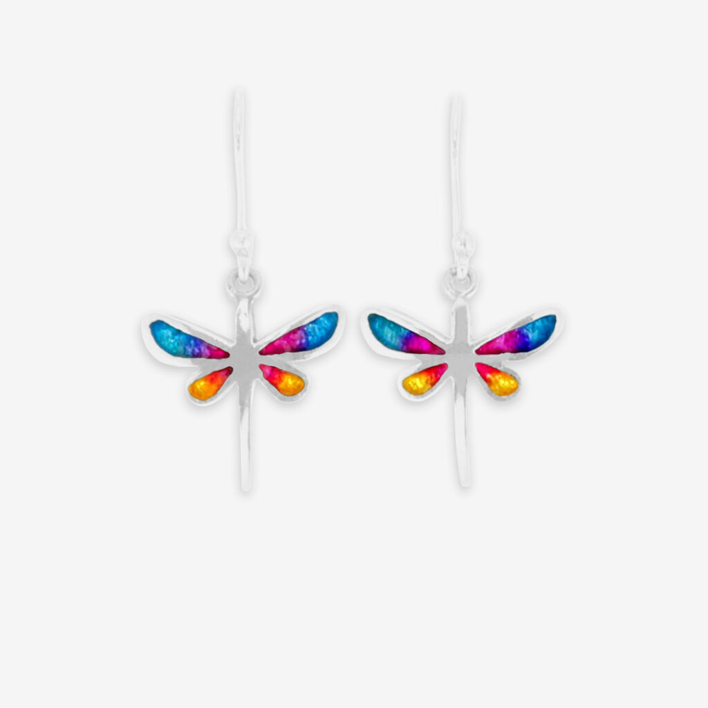 aretes libélula