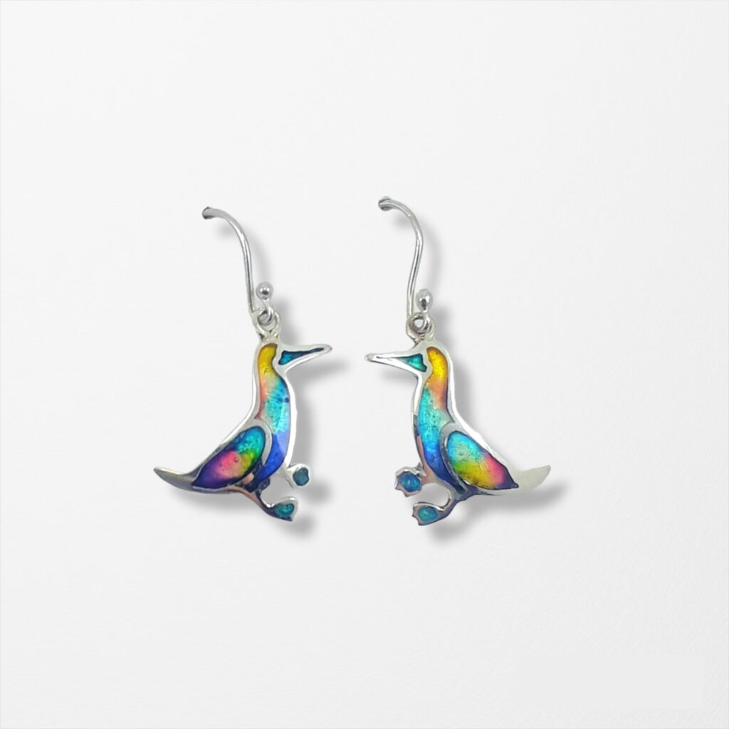 aretes piquero patas azules modelo 2